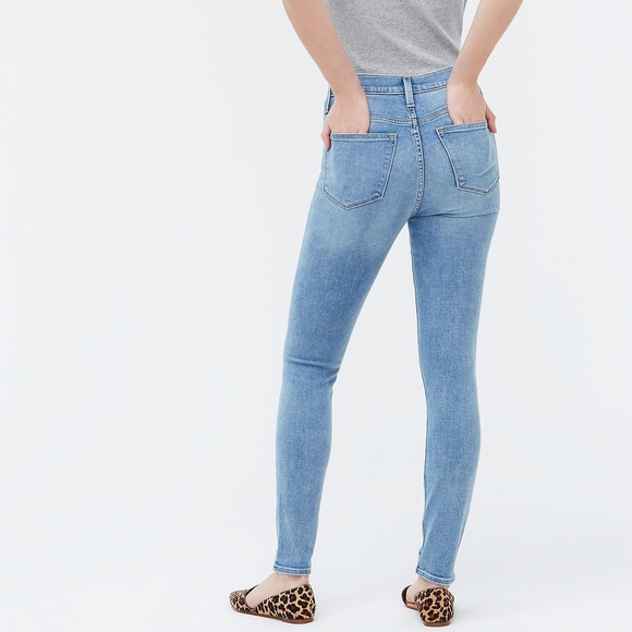J.CREW Jeans 10" Highest-Rise Skinny Straight Leg - Picture 3 of 8
